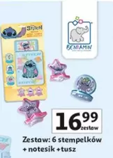 6 stempelków + notesik + tusz