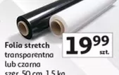 Stretch - Folia stretch transparentna lub czarna