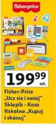 Fisher Price - „Ucz sie i smiej" Sklepik - Kasa fiskalna „Kupuj i skanuj"