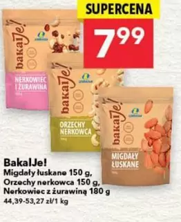 Migdały łuskane, Orzechy nerkowca, Nerkowiec z żurawiną