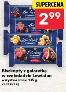 Biszkopty z galaretką w czekoladzie