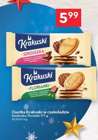 Ciastka w czekoladzie Serduszka, Florianki