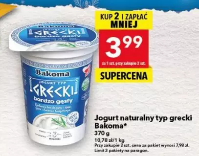 Ty - Jogurt naturalny typ grecki