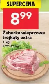 Żeberka wieprzowe trójkąty extra