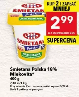 Śmietana Polska 18%