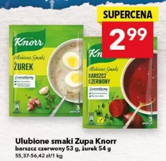 Zupa Knorr barszcz czerwony, żurek