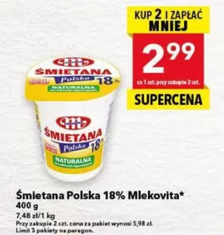 Śmietana Polska 18%