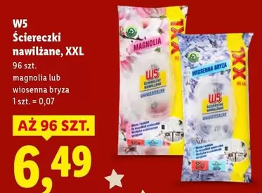 Magnolia - Ściereczki nawilżane, XXL