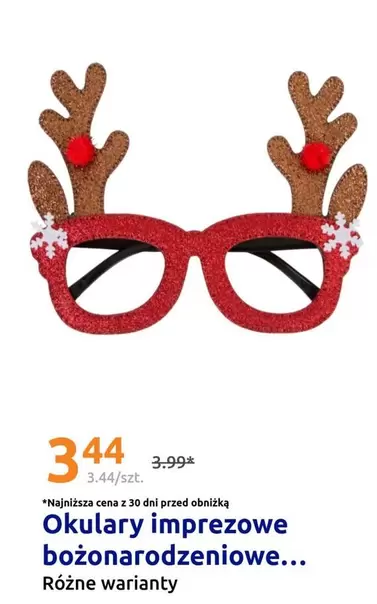 Okulary imprezowe bożonarodzeniowe...