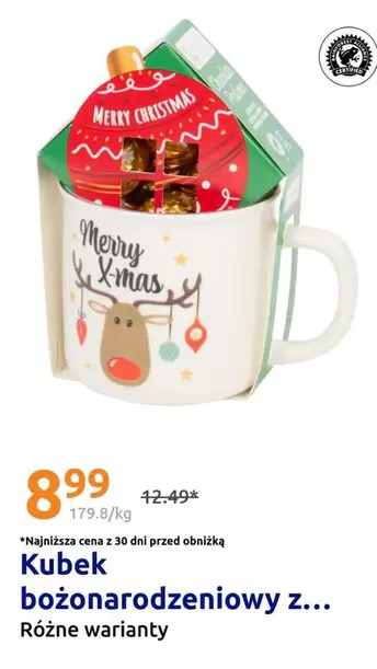 Kubek bożonarodzeniowy z...