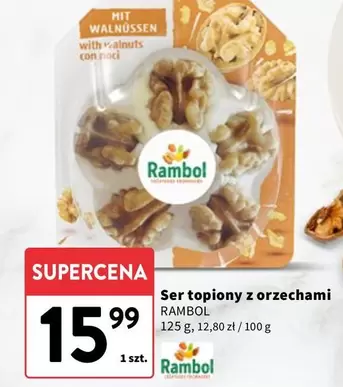 Ser topiony z orzechami