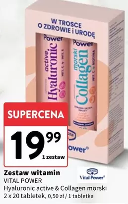 Zestaw witamin Hyaluronic active & Collagen morski