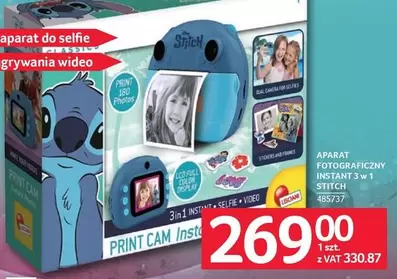 APARAT FOTOGRAFICZNY INSTANT 3 w 1 STITCH