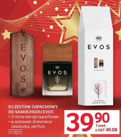 K2 - ZESTAW ZAPACHOWY DO SAMOCHODU EVOS