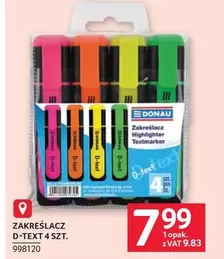 ZAKREŚLACZ D-TEXT 4 SZT.