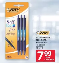 Kolor - DŁUGOPIS SOFT FEEL 3 SZT.