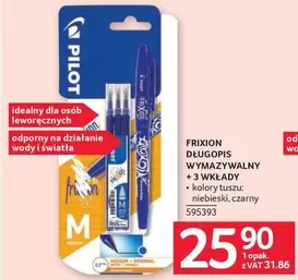 DŁUGOPIS WYMAZYWALNY + 3 WKŁADY