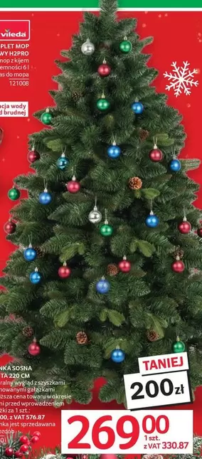 Vileda - CHOINKA SZTUCZNA TA 180 CM