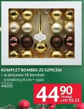 KOMPLET BOMBEK ZE SZPICEM