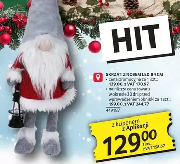 SKRZAT Z NOSEM LED 84 CM