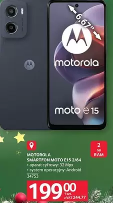 Motorola - SMARTFON MOTO E15 2/64