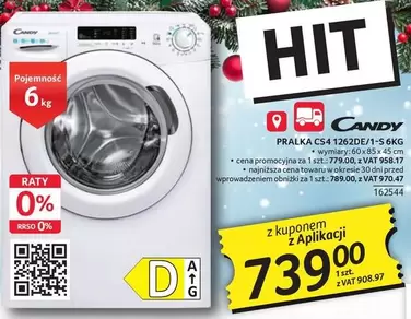 De - PRALKA CS4 1262DE/1-5 6KG