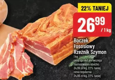 Boczek łososiowy Rzeźnik Szymon