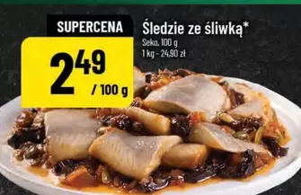 Śledzie ze śliwką