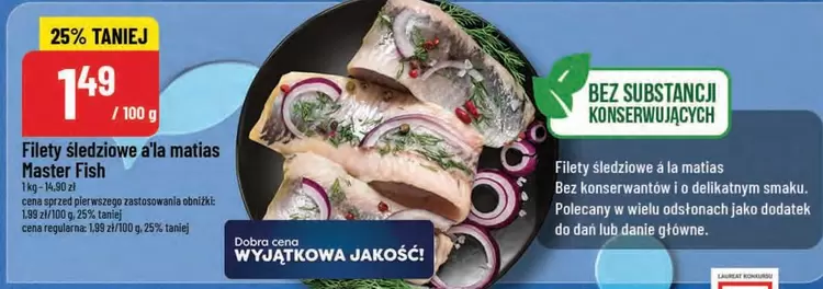 Master - Filety sledziowe a'la matias