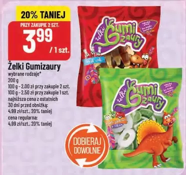 Żelki Gumizaury