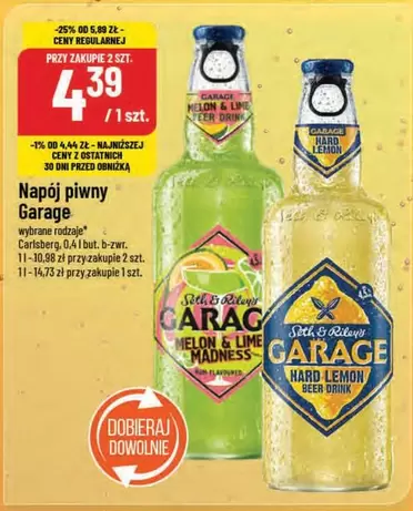 Napój piwny Garage