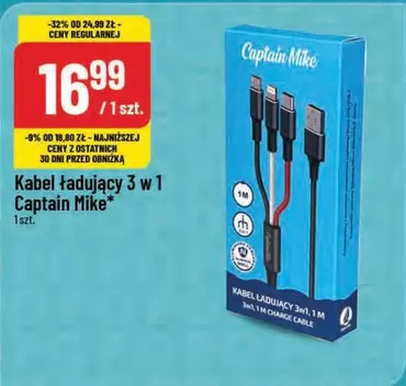 Kabel ładujący 3 w 1
