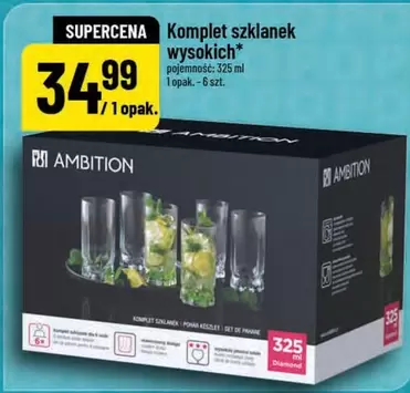 De - Komplet szklanek wysokich*