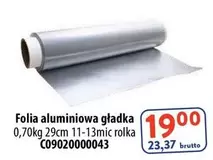 Folia aluminiowa gładka