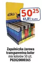 Kolor - Zapalniczka żarowa transparentna kolor