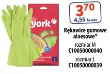 York - Rękawice gumowe aloesowe*