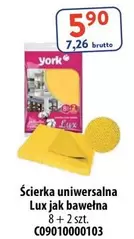 York - Ścierka uniwersalna Lux jak bawełna