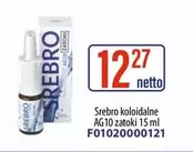 Srebro koloidalne AG 10 zatoki 15 ml