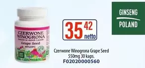 Czerwone Winogrona Grape Seed