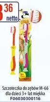 Szczoteczka do zębów M-66 dla dzieci 3+ lat miękka