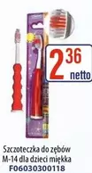 Szczoteczka do zębów M-14 dla dzieci miękka F06030300118