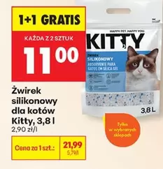 Żwirek silikonowy dla kotów