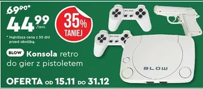 Konsola retro do gier z pistoletem