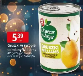 Gruszki w syropie odmiany Williams