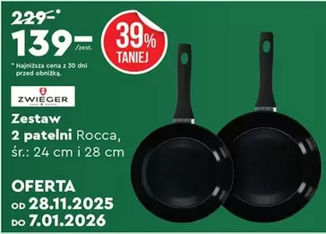 Zestaw 2 patelni Rocca