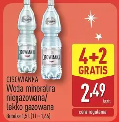 Woda mineralna niegazowana/ lekko gazowana