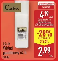 Wkład parafinowy 64 h