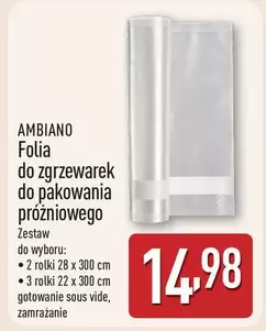 Folia do zgrzewarek do pakowania próżniowego