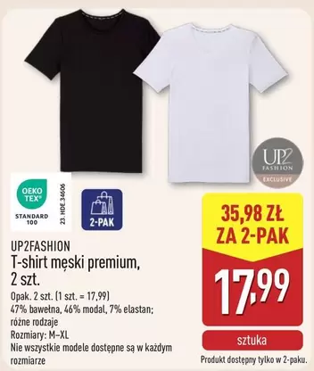 T-Shirt - T-shirt męski premium, 2 szt.