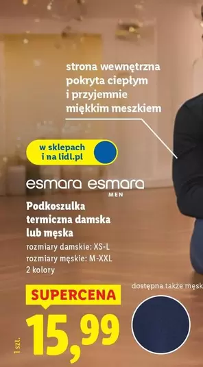 Podkoszulka termiczna damska lub męska